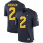 Men's charles woodson michigan Wolverines 2 jersey navy blue