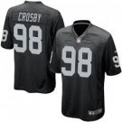 Men and Youth maxx crosby   Raiders 98 game jersey black