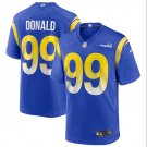Men and Youth Aaron Donald Rams color rush  jersey blue