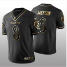 Men and Youth  Lamar Jackson  Ravens  8   jersey gold black