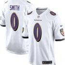 Men and Youth Roquan Smith Ravens 0 game jersey white