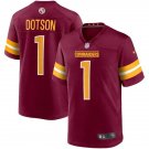 Men and Youth jahan dotson  commanders 1  jersey burgundy