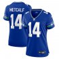 women's dk metcalf seahawks 14  game jersey blue