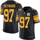 Men and Youth cameron cam heyward steelers 97 color rush jersey black