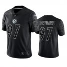 Men and Youth cameron cam heyward steelers 97 reflective jersey black