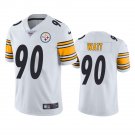 Men and Youth TJ Watt  steelers 90 color rush jersey white