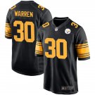 Men and Youth jaylen warren  steelers 30 color rush Jersey black