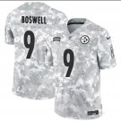Men and Youth  Chris Boswell steelers 9 salute to service Jersey camo