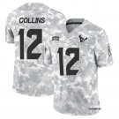 Men and Youth nico collins texans 12 salute to service Jersey camo