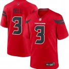 Men and Youth Tank Dell texans 3 game Jersey red
