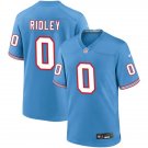 Men and Youth calvin ridley titans 0 game Jersey blue