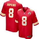 Men and Youth DeAndre Hopkins chiefs 8 game Jersey red