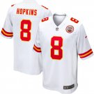 Men and Youth DeAndre Hopkins chiefs 8 game Jersey white