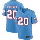 Men and Youth tony pollard  titans 20 game Jersey blue