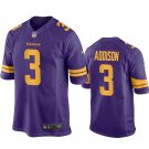 Men and Youth  Jordan Addison vikings  3  classic Jersey purple