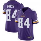Men and Youth  randy moss  vikings 84  color rush Jersey purple