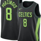 Men and  Youth kristaps porzingis  celtics 8 city  jersey black