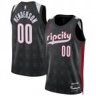 Men and  Youth Scoot Henderson  Blazers 00 city  jersey 2025