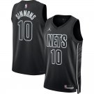 Men and  Youth ben simmons nets 10 statement  jersey black