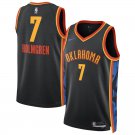 Men and  Youth  Thunder #7 Chet Holmgren city Jersey blue 2025