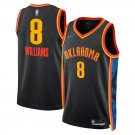 Men and  Youth  okc Thunder #8 jalen williams  city Jersey blue 2025