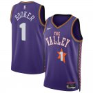 Men and  Youth  Suns #1 devin booker city Jersey 2025