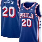 Men and  Youth  Jared Mccain sixers 76ers 20  icon Jersey blue