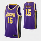 Men and  Youth  austin reaves lakers 15  statement Jersey purple