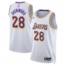 Men and  Youth  rui hachimura lakers 28  association Jersey white