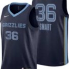 Men and  Youth marcus smart Grizzlies 36  icon Jersey navy blue