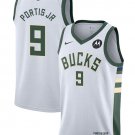 Men and  Youth bobby portis Bucks 9 associaton jersey white