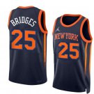 Men and  Youth Mikal Bridges  Knicks 25 statement jersey navy blue