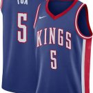 Men and  Youth  De'Aaron Fox  kings 5 city jersey blue