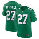 Men and Youth Quinyon Mitchell eagles 27 jersey kelly green