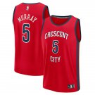 Men and  Youth dejounte murray  pelicans 5 icon jersey  red