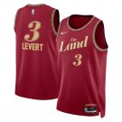 Men and  Youth caris levert cavs 3 city  jersey red