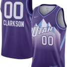 Men and  Youth Jordan Clarkson  jazz 00 city  jersey purple