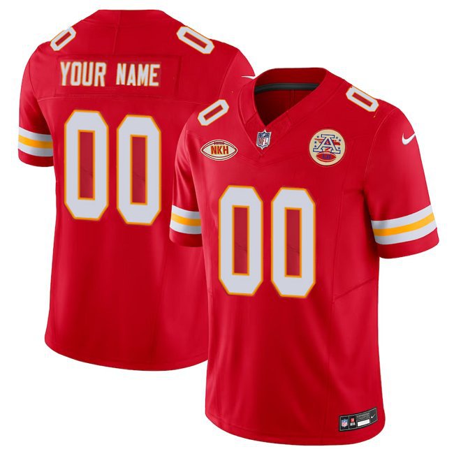 Custom Kansas City Chiefs Red 2023 F.U.S.E. Vapor Untouchable Limited ...