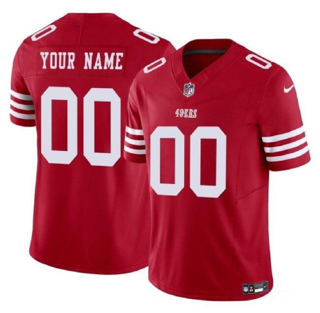 Custom San Francisco 49ers Red 2023 F.U.S.E. Vapor Untouchable Limited ...