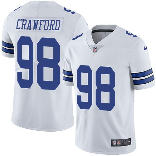 Nike Dallas Cowboys No98 Tyrone Crawford White Men's Stitched NFL Vapor Untouchable Limited Jersey