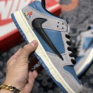travis scott x playstation x dunk low blue grey