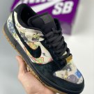 supreme x rammellzee x sb dunk low black multi fd8778-001