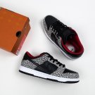 supreme x sb dunk low “black cement”