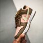 stussy x dunk sb low &acirc;��cherry&acirc;�� dark khakivanillashy pink