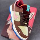 social status x dunk low âchocolate milkâ canvasmid soft pink-burnt brown