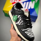 quartersnacks x sb dunk low âzebraâ blackwhite dm3510-001