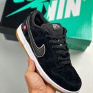 quartersnacks x sb dunk low premium black reflective silver