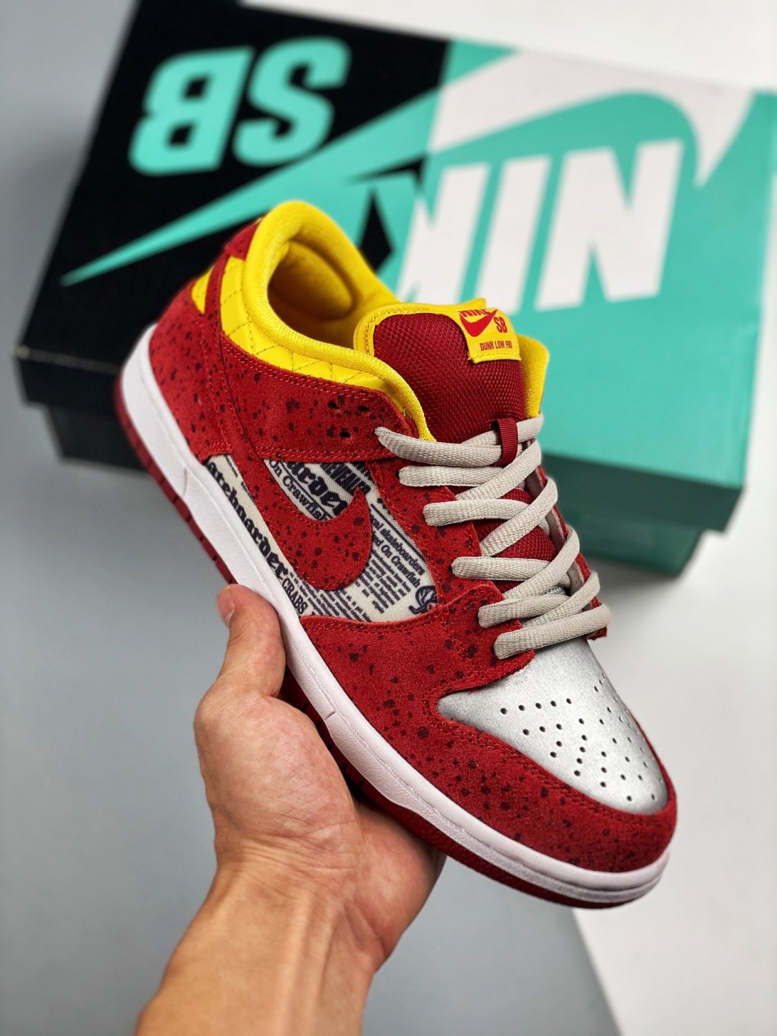 rukus x sb dunk low&Atilde;&cent;&Acirc;�&Acirc;� crawfish&Atilde;&cent;&Acirc;�&Acirc;� red-metallic silver