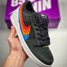 polaroid x sb dunk low black multi dh7722-001