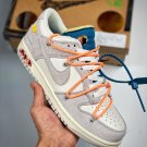 off-white x dunk low ’19 of 50′ grey sail navy